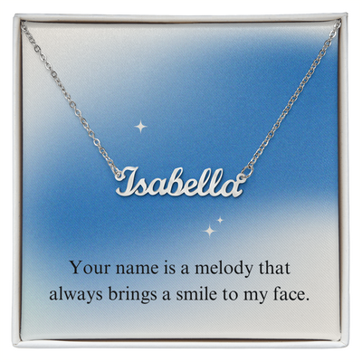 Cherished Charm Name Necklace