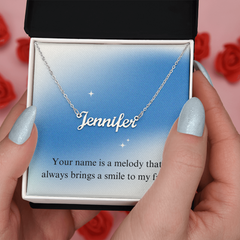 Cherished Charm Name Necklace