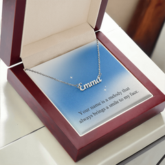 Cherished Charm Name Necklace