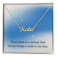 Cherished Charm Name Necklace