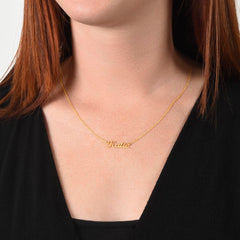 Cherished Charm Name Necklace