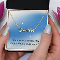 Cherished Charm Name Necklace