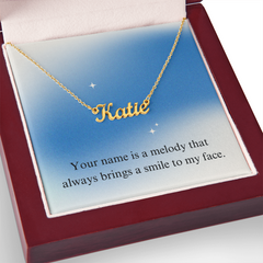 Cherished Charm Name Necklace